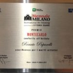 Targa premio Montecarlo Biennale Milano 2017